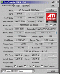 Sapphire GPUZ