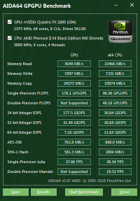 Quadro FX 1800 GPGPU